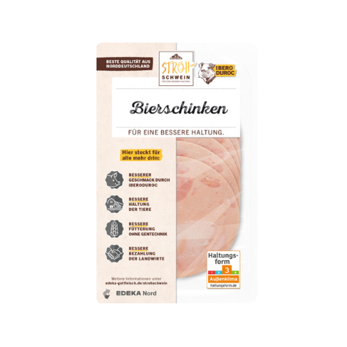 Gutfleisch Strohschwein Bierschinken 80g