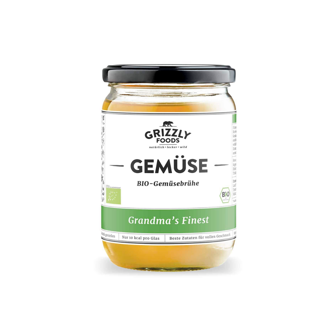 Bio Grizzly Snacks Grandma's Finest Gemüsebrühe 500ml