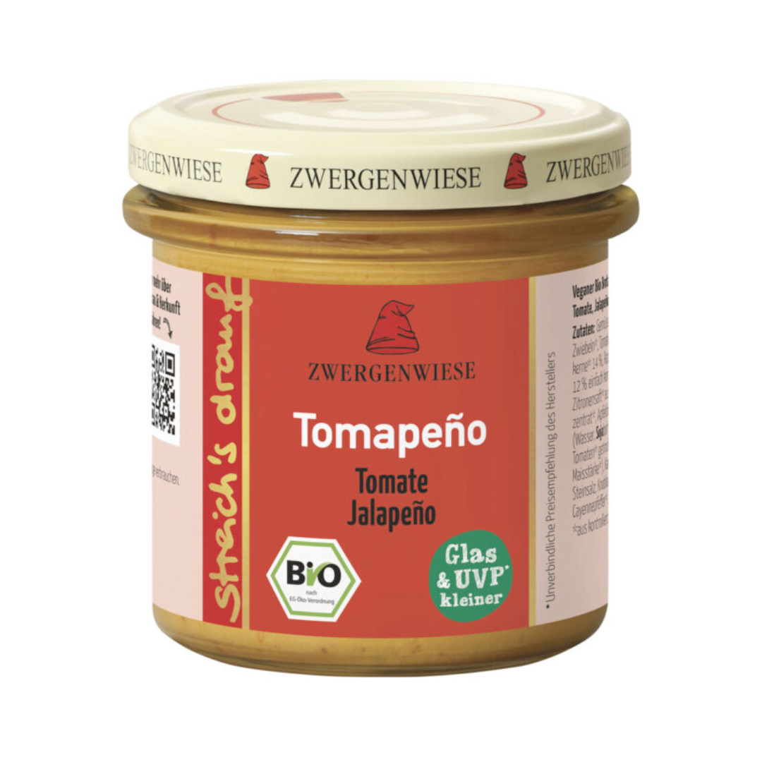 Bio Zwergenwiese Streichs Drauf Tomapeno 135g