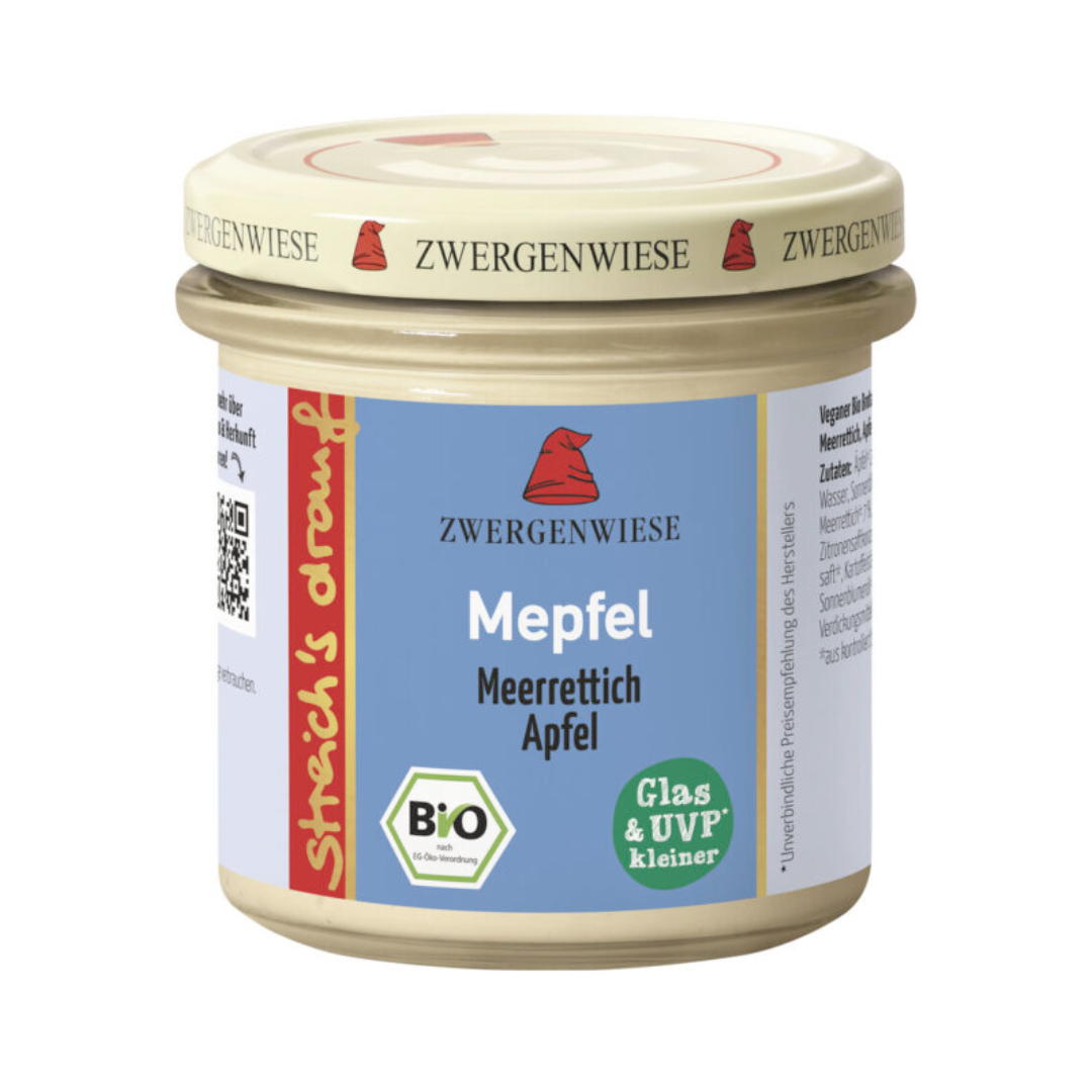 Bio Zwergenwiese Streichs Drauf Mepfel 135g