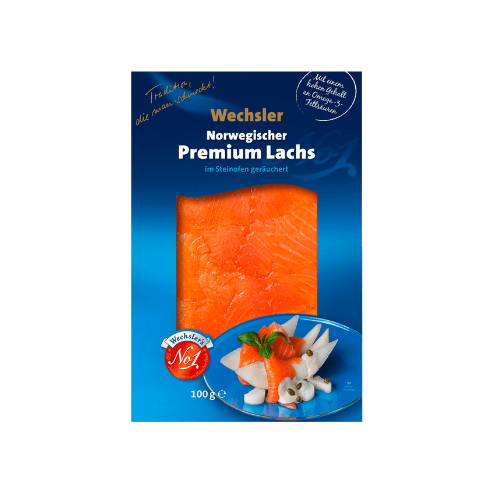 Wechslers Atlantischer Lachs geräuchert 100g