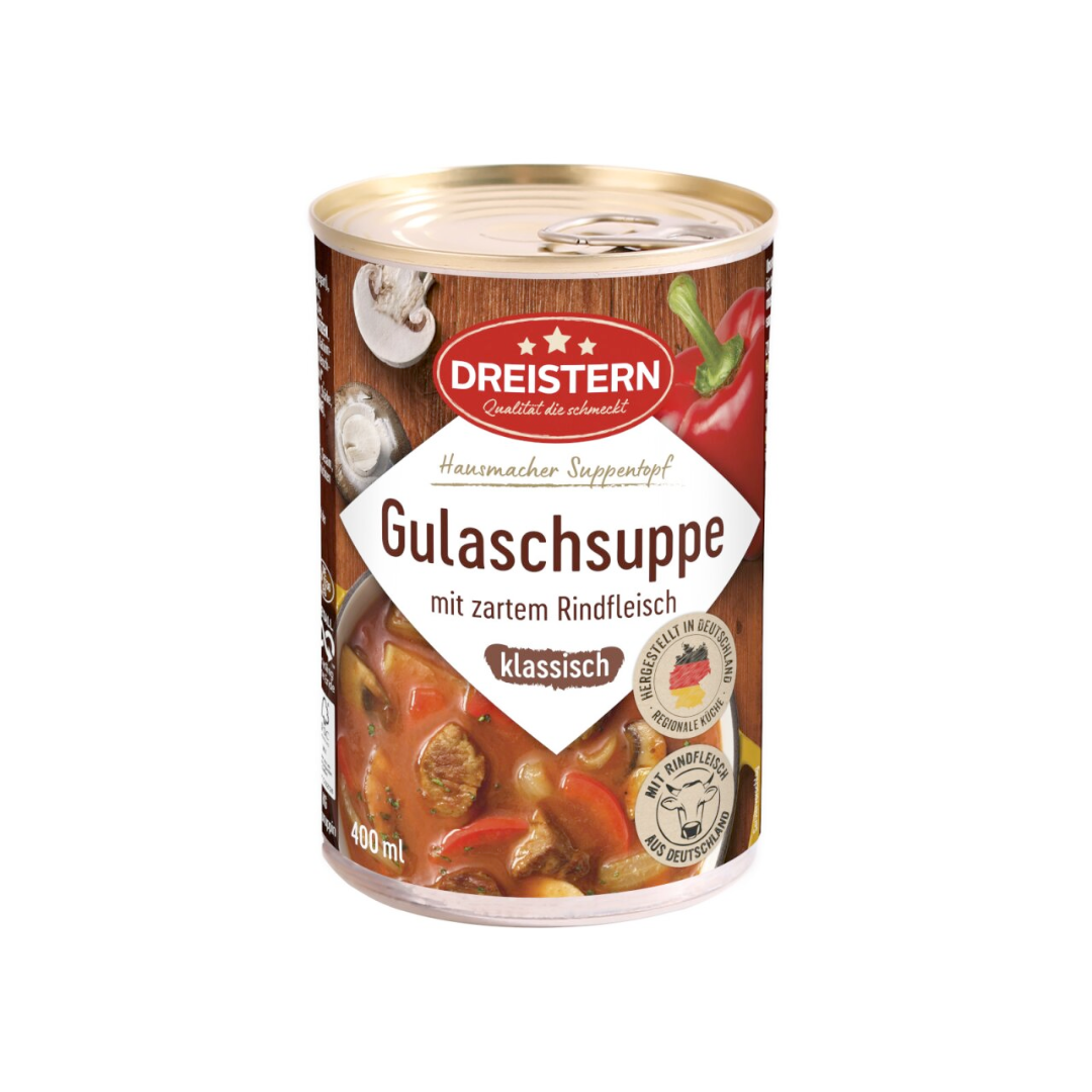 Dreistern Gulaschsuppe 400g