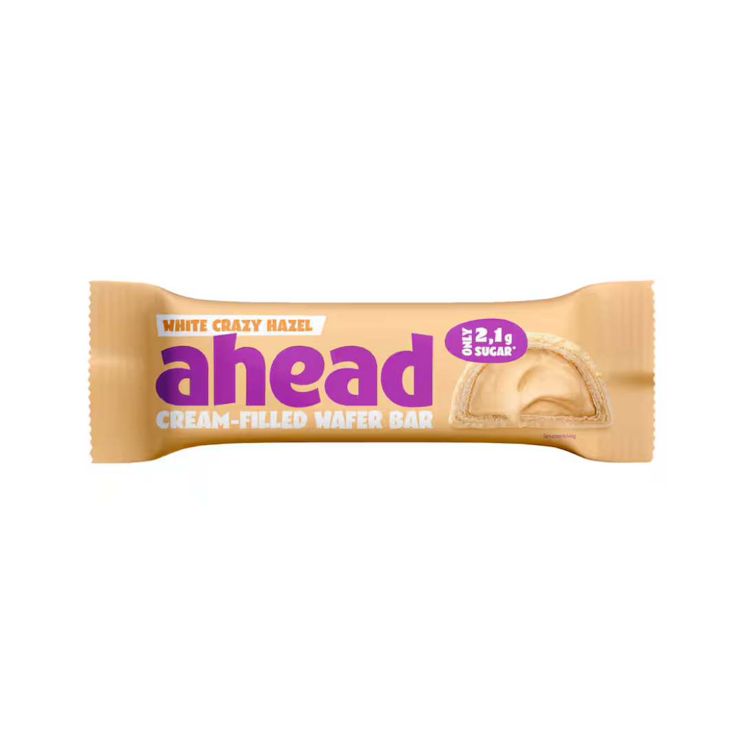 Ahead White Crazy Hazel Wafer Bar 30g