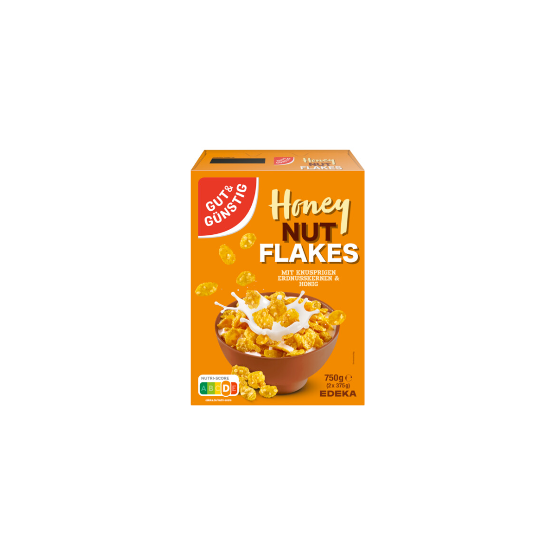 GUT&GÜNSTIG Honey Nut Flakes 750g