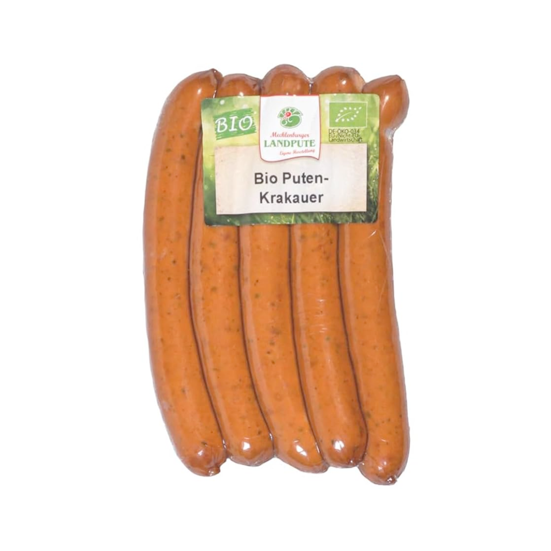 Bio Mecklenburger Landpute Puten Krakauer 4x50g