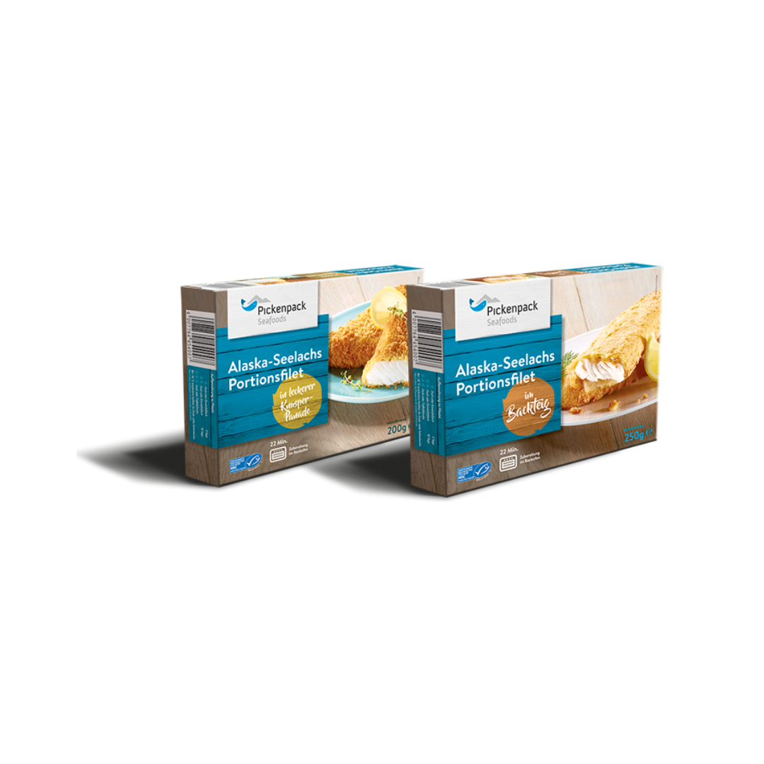 Pickenpack Alaska-Seelachsfilet Reis Curry 300g