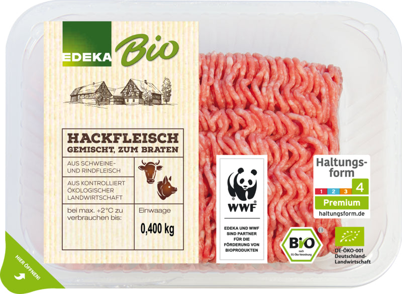 Bio Ludwigsluster Hackfleisch gemischt 400g