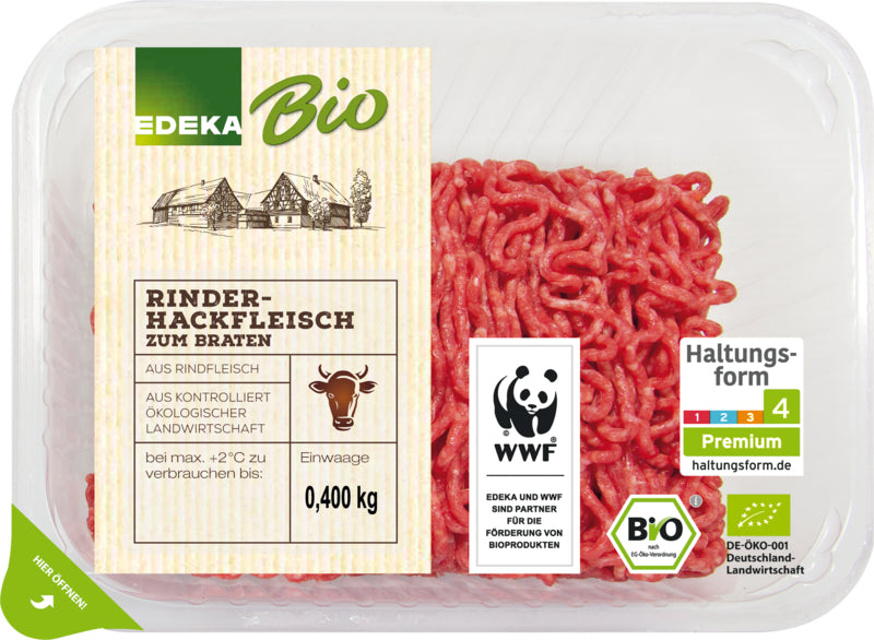 Bio Ludwigsluster Rinderhackfleisch 400g