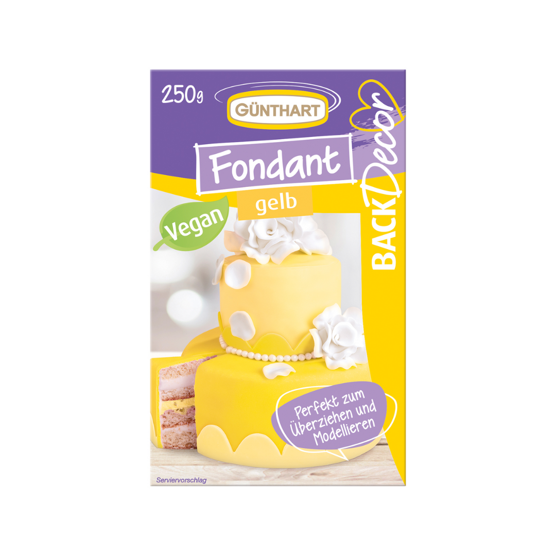 Günthart Royal Fondant gelb 250g