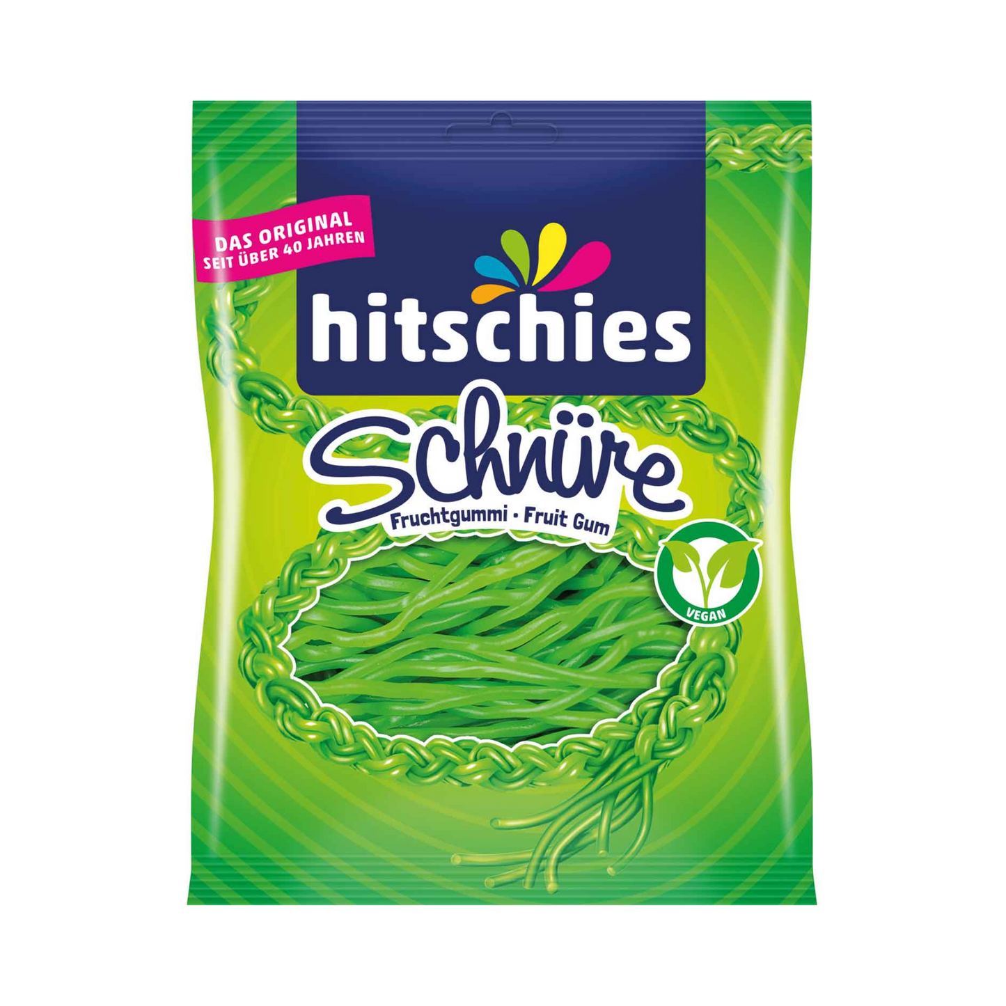 Hitschies Apfel-Schnüre 125g