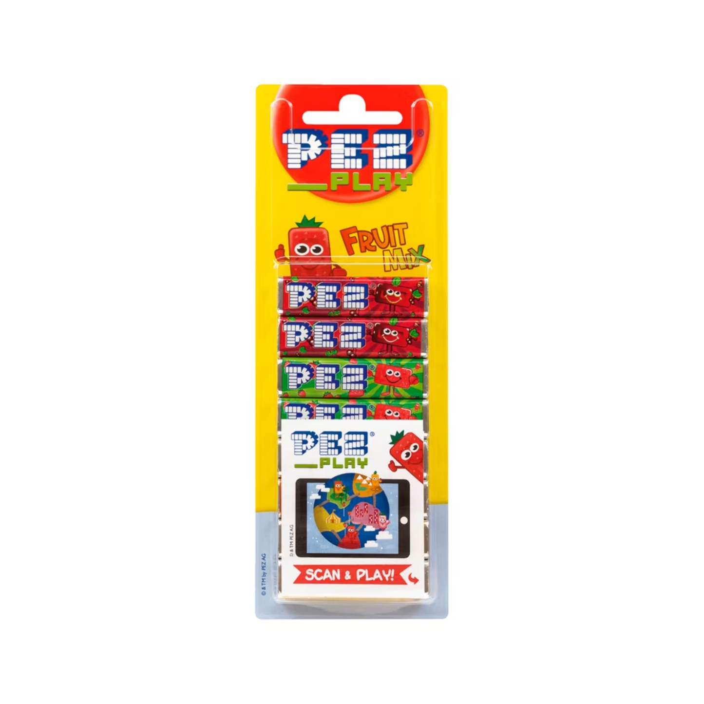 PEZ Nachfüller Frucht 8-pack 68g