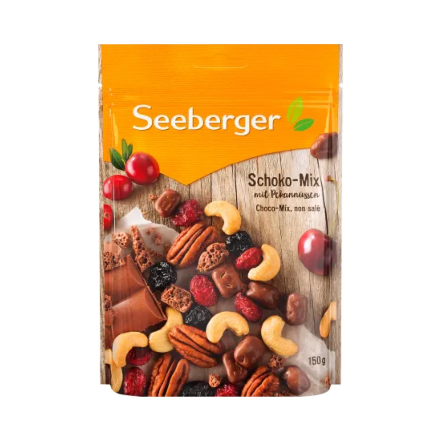 Seeberger Schoko-Mix mit Pekannüssen 150g