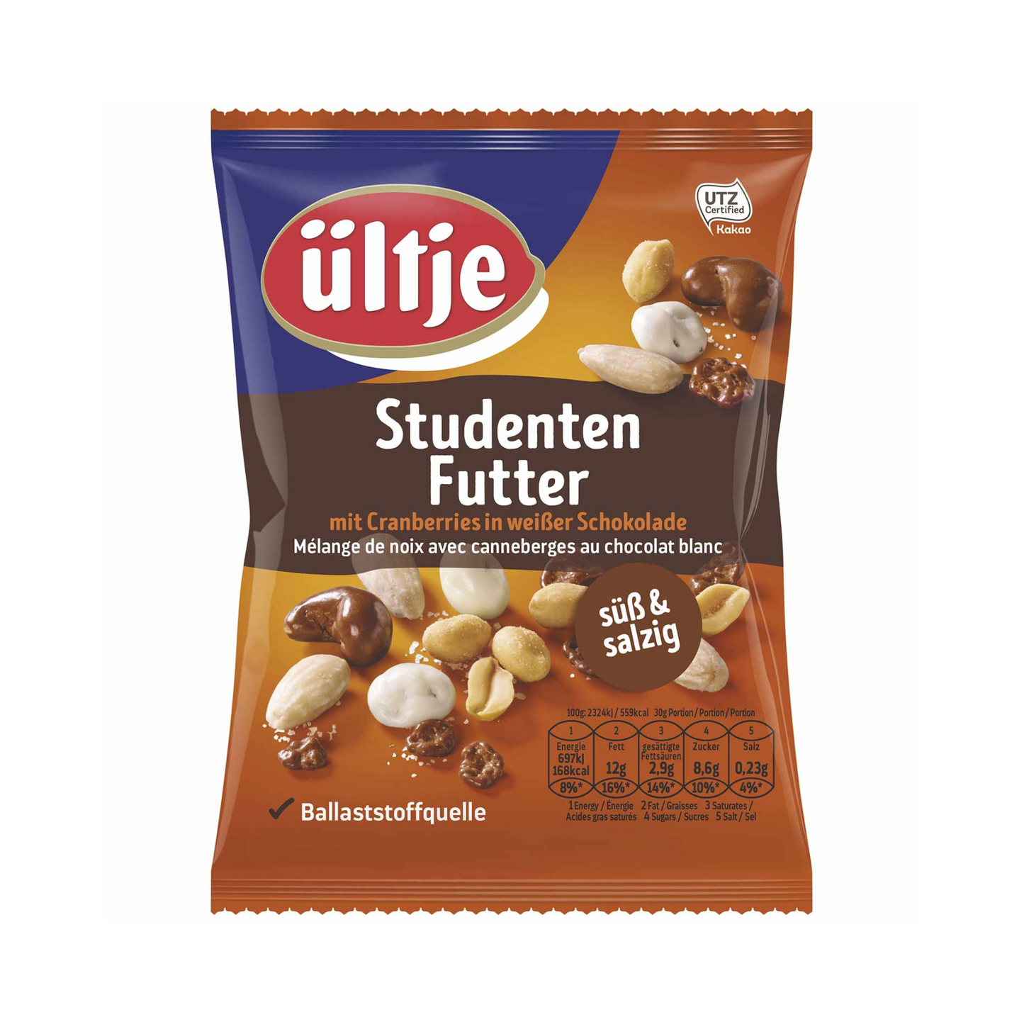 ültje Studentenfutter süß & salzig 150g
