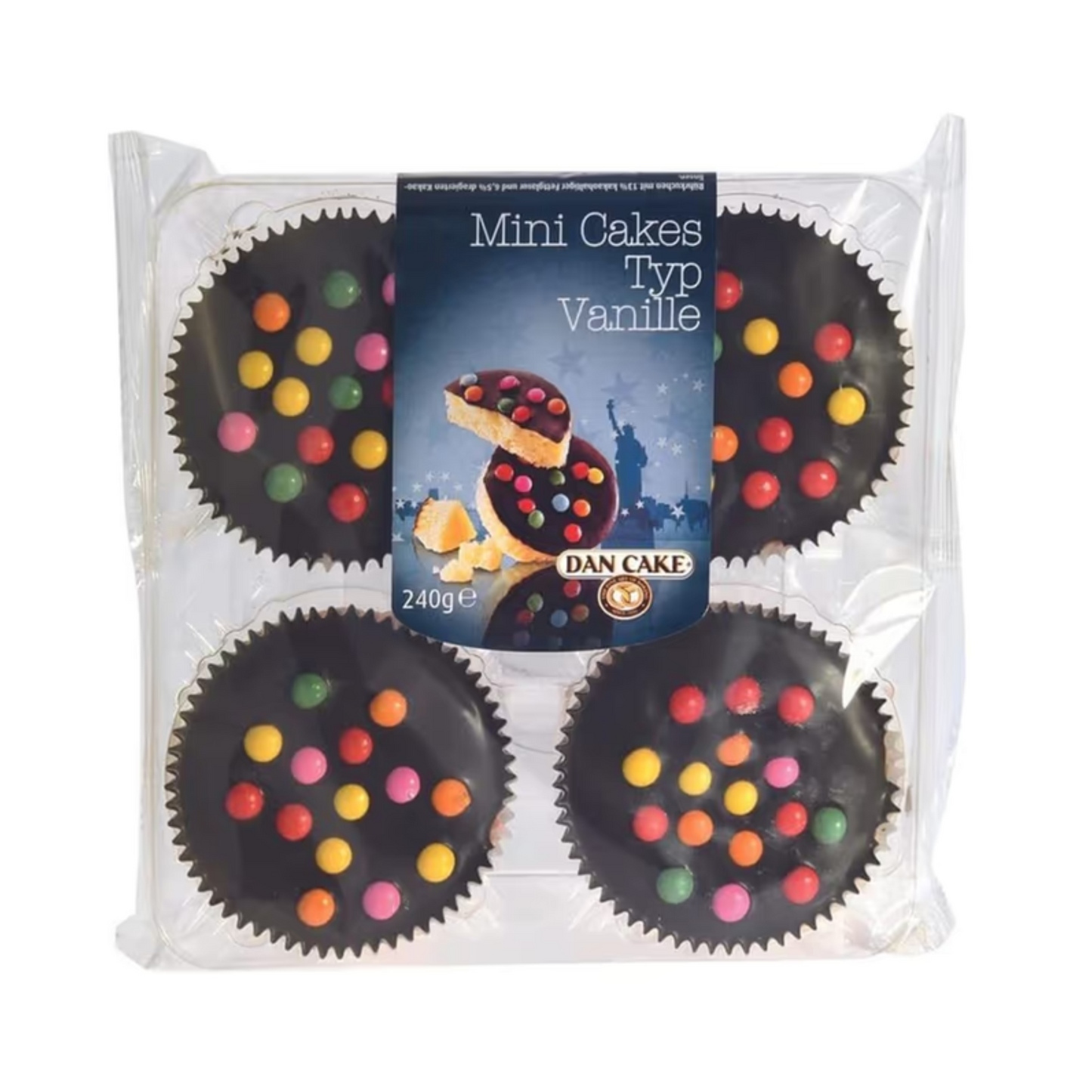 Dan Cake Mini Cakes Typ Vanille 240g