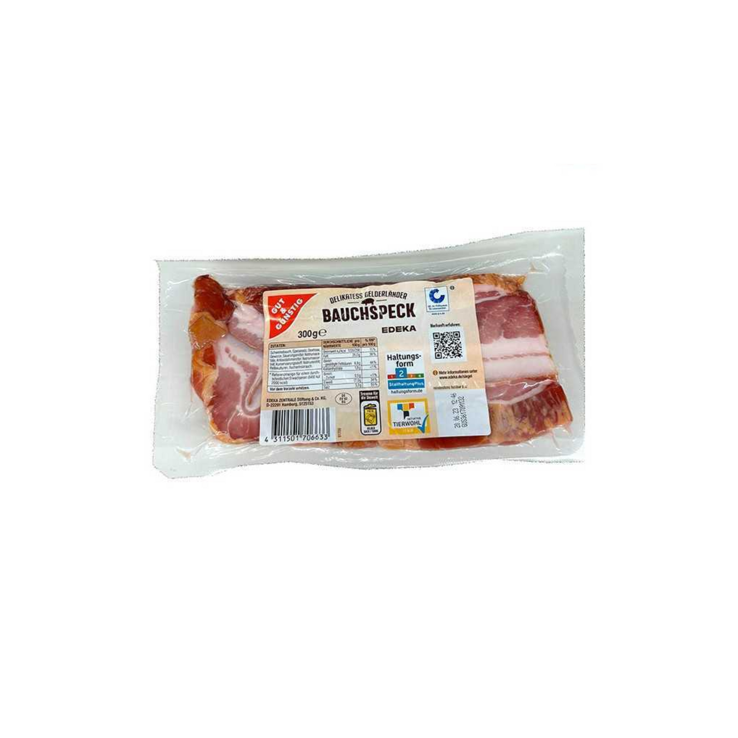 Gut&Günstig Gelderländer Bauchspeck 17xca.300g QS ITW