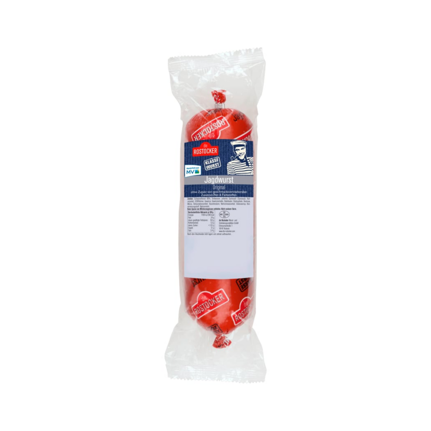 Die Rostocker Jagdwurst 400g