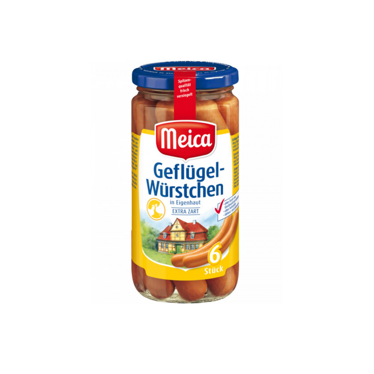 Meica Geflügel-Würstchen 6ST extra zart 380g