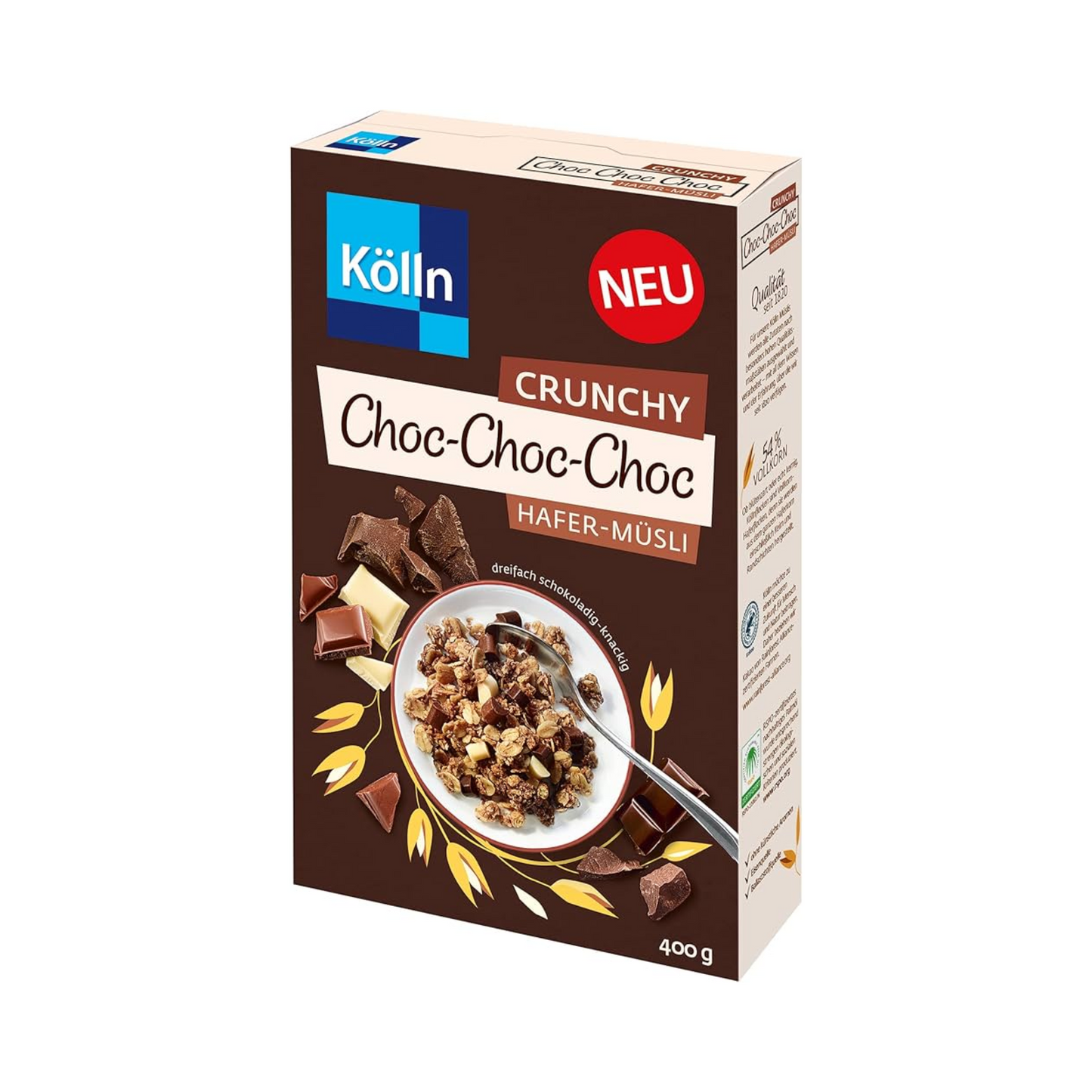 Kölln Crunchy Choc-Choc-Choc Hafer-Müsli 400g