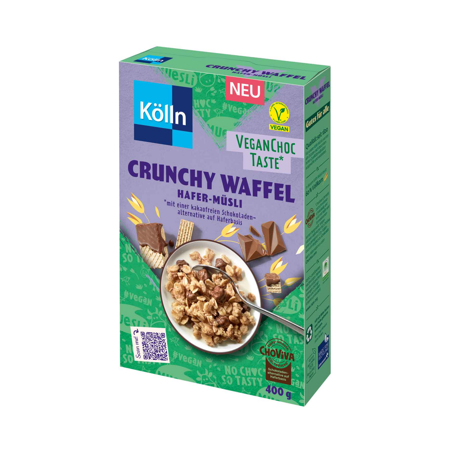 Kölln Crunchy Waffel Hafer-Müsli 400g