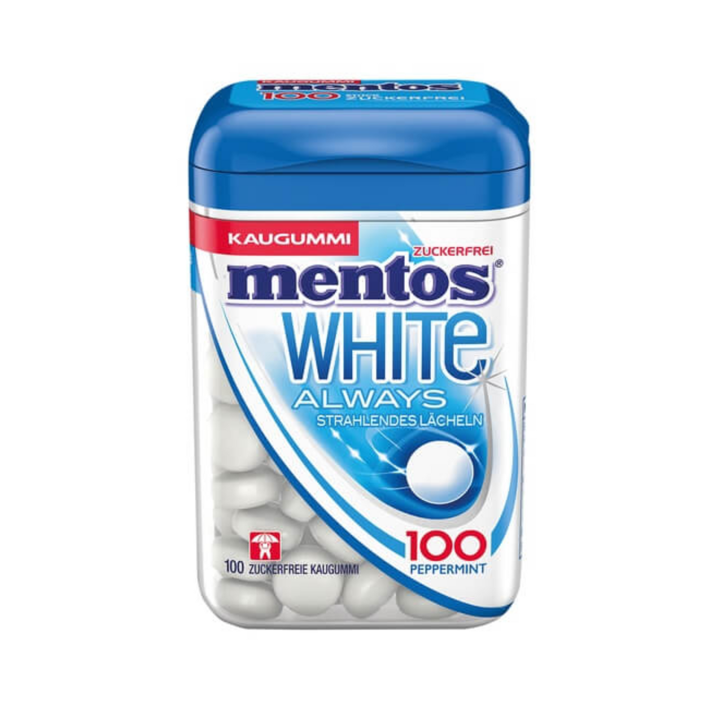 mentos Gum White Peppermint 100ST 106g