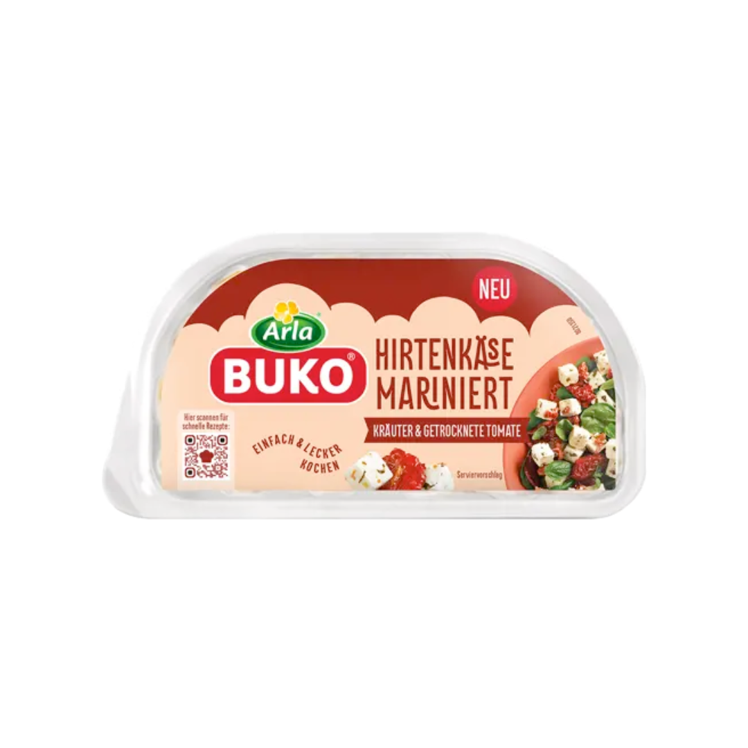 Arla Buko Hirtenkäse getrocknete Tomate Vollfettstufe 100g