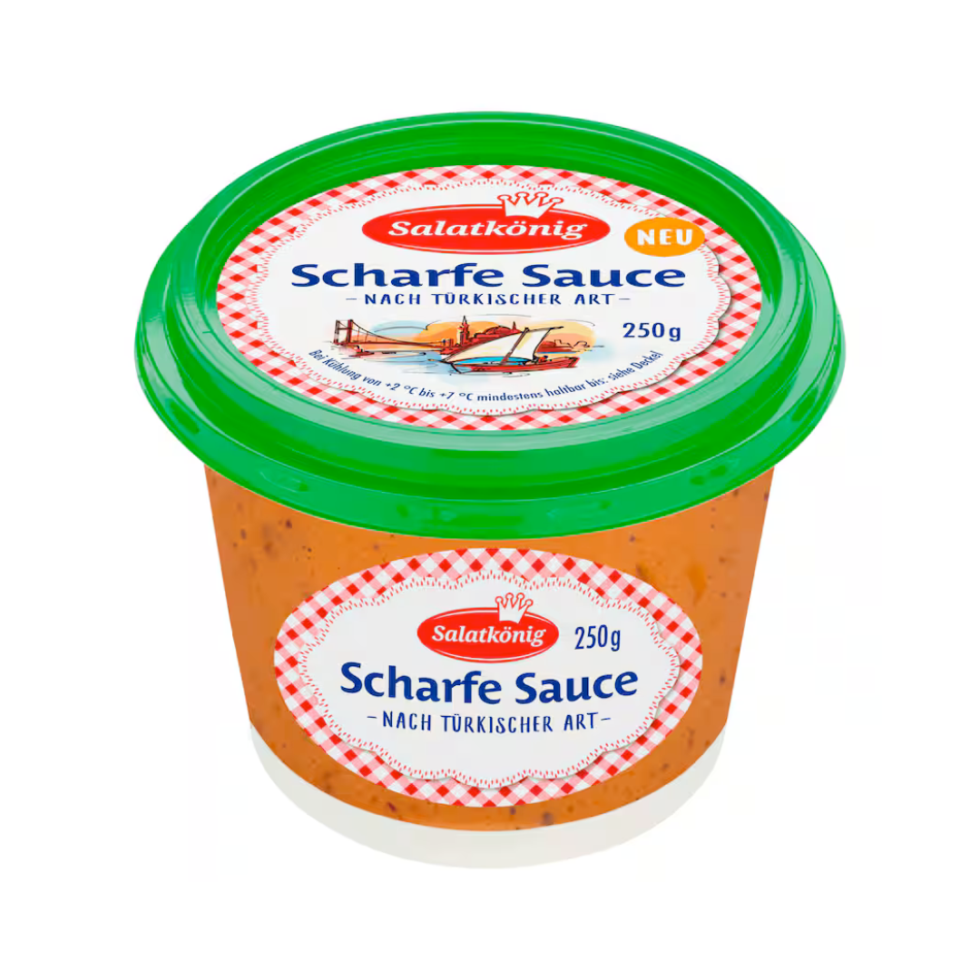 Salatkönig Scharfe Sauce 250g