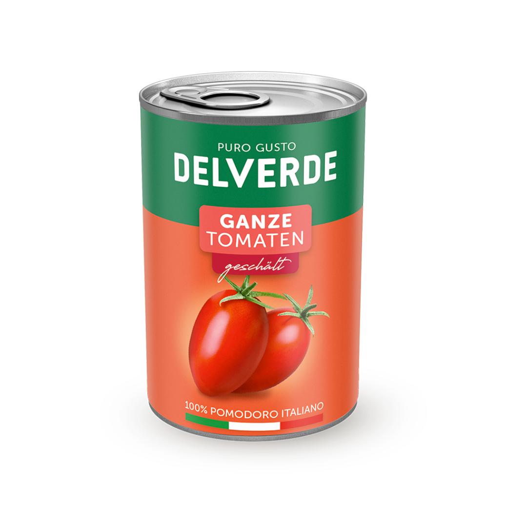 Delverde Geschälte Tomaten 400g