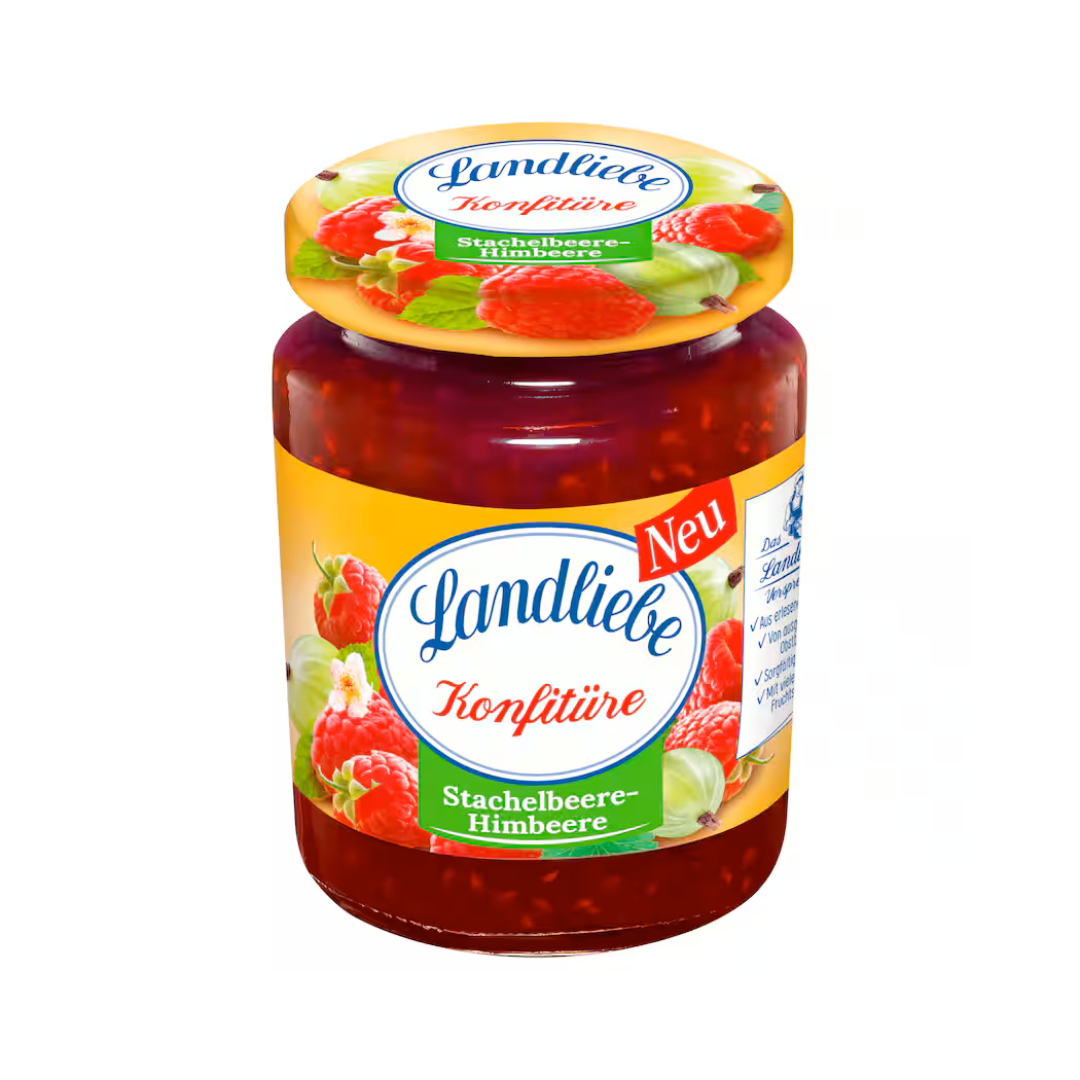 Landliebe Konfitüre Extra Stachelbeere-Himbeere 200g
