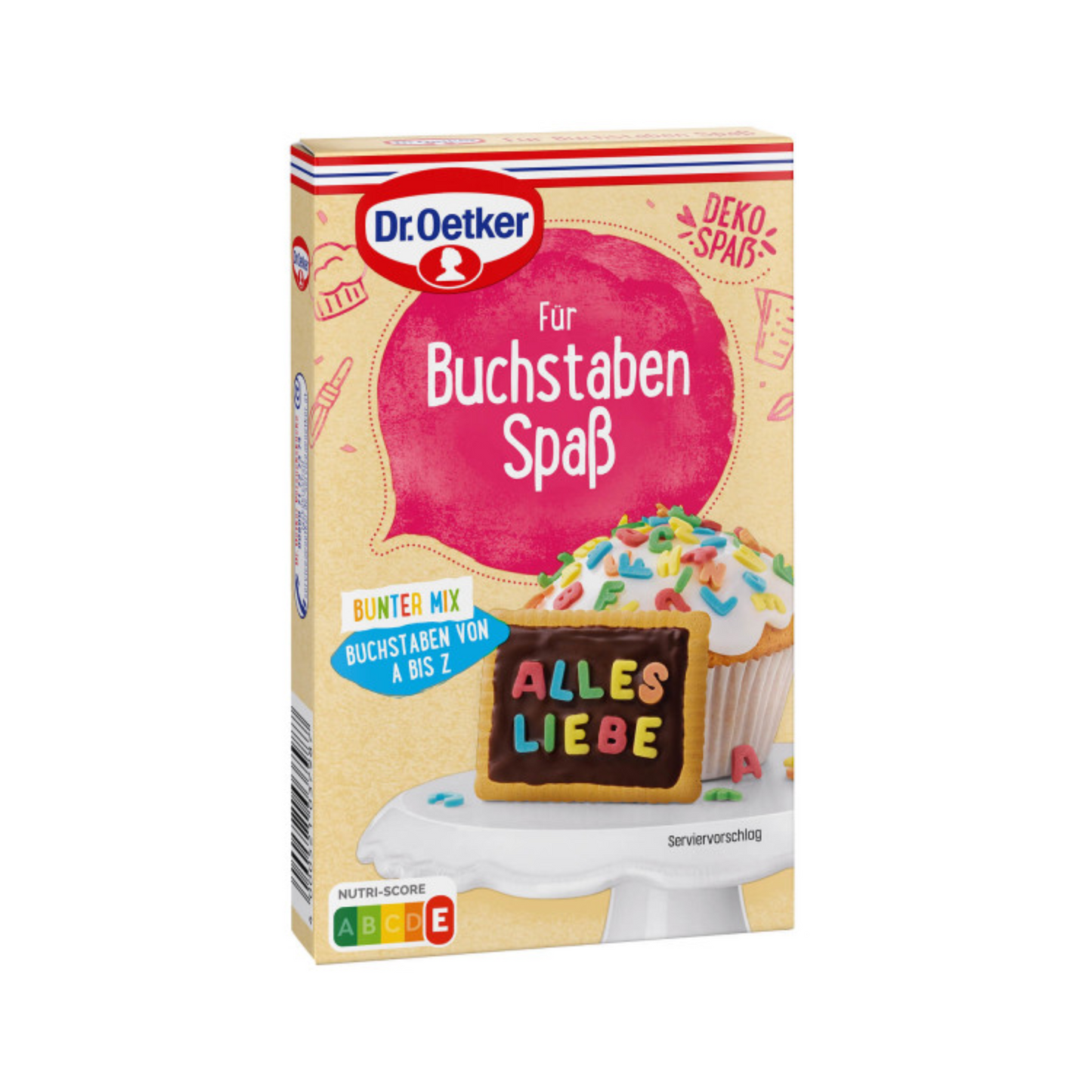 Dr.Oetker Für Buchstaben Spaß Bunter Mix 50g
