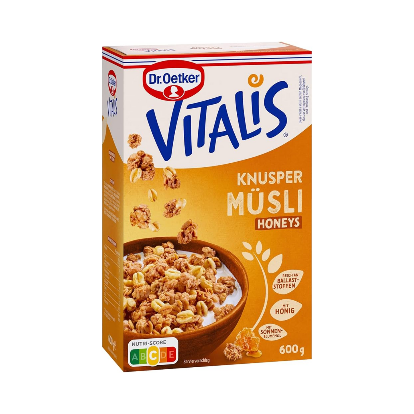 Dr.Oetker Vitalis Knusper Müsli Honeys 600g