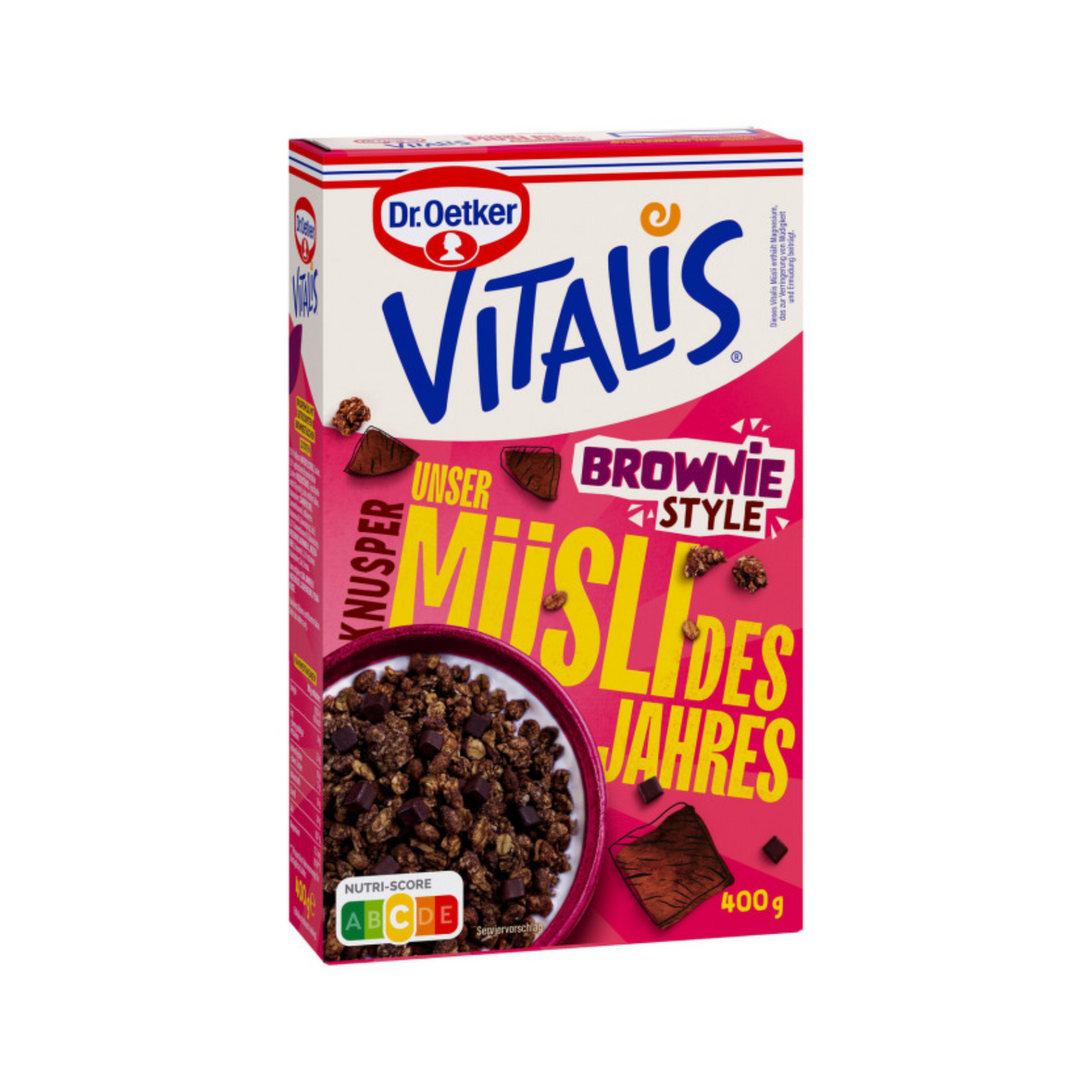 Dr.Oetker Vitalis Mischung des Jahres Knusper Brownie Style 400g
