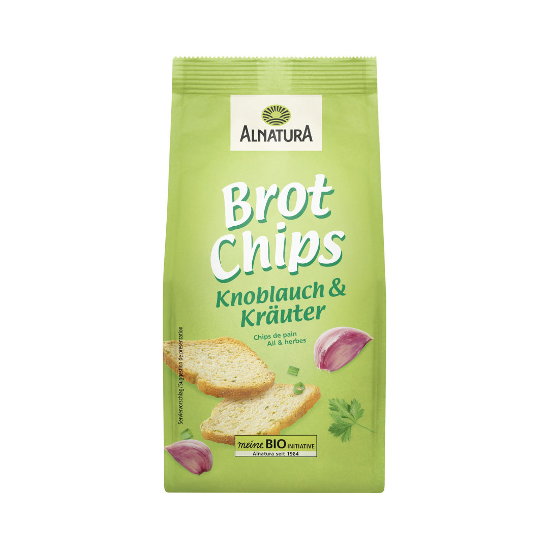 Bio Alnatura Brotchips Knoblauch&Kräuter 100g
