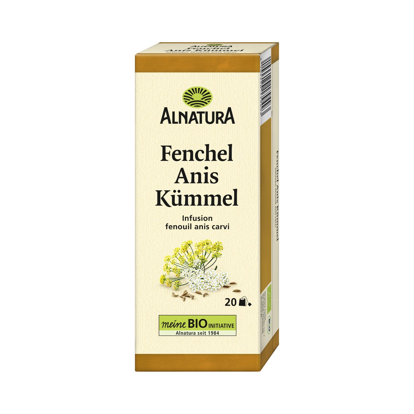 Bio Alnatura Tee Fenchel Anis Kümmel 20ST 45g