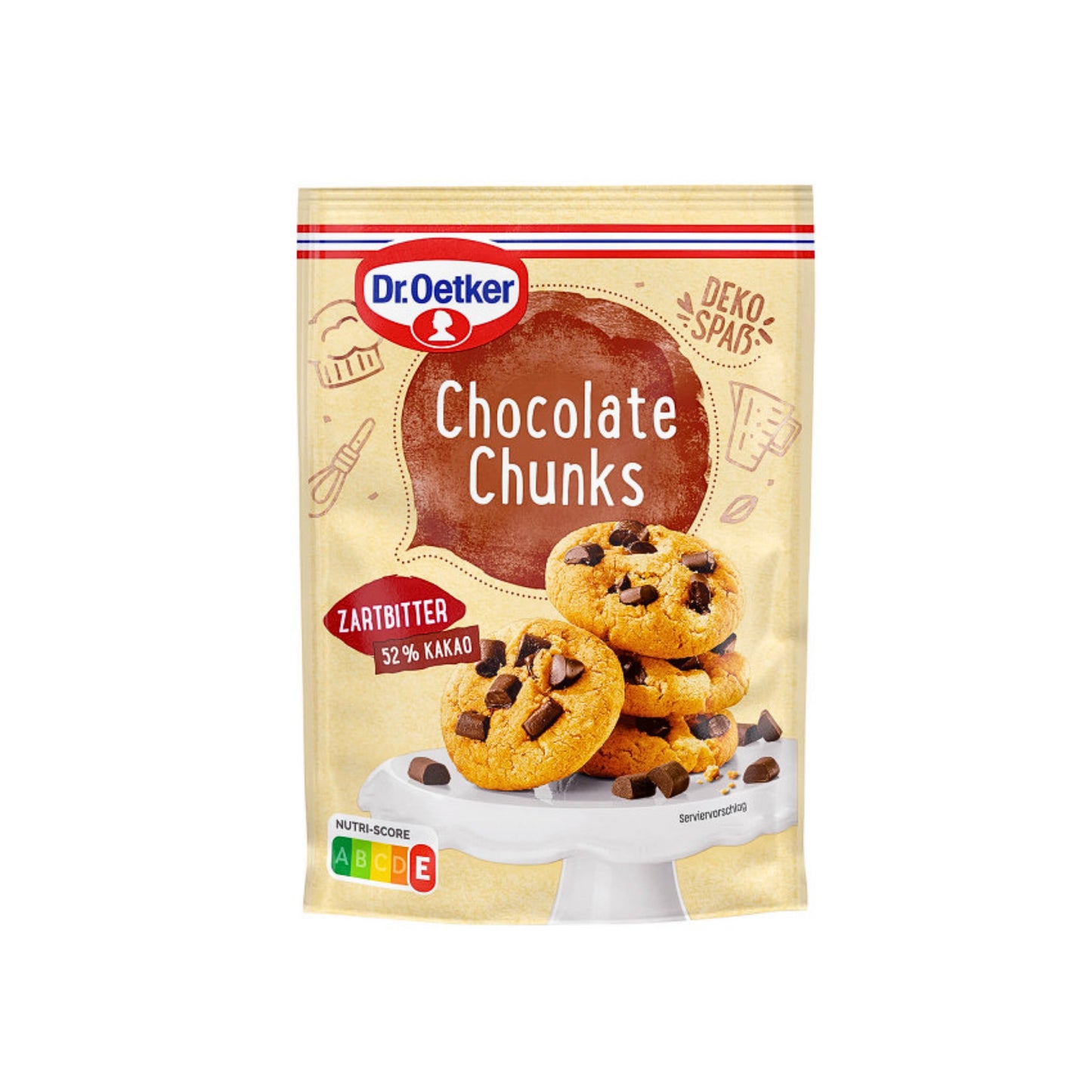 Dr.Oetker Chocolate Chunks Zartbitter 100g