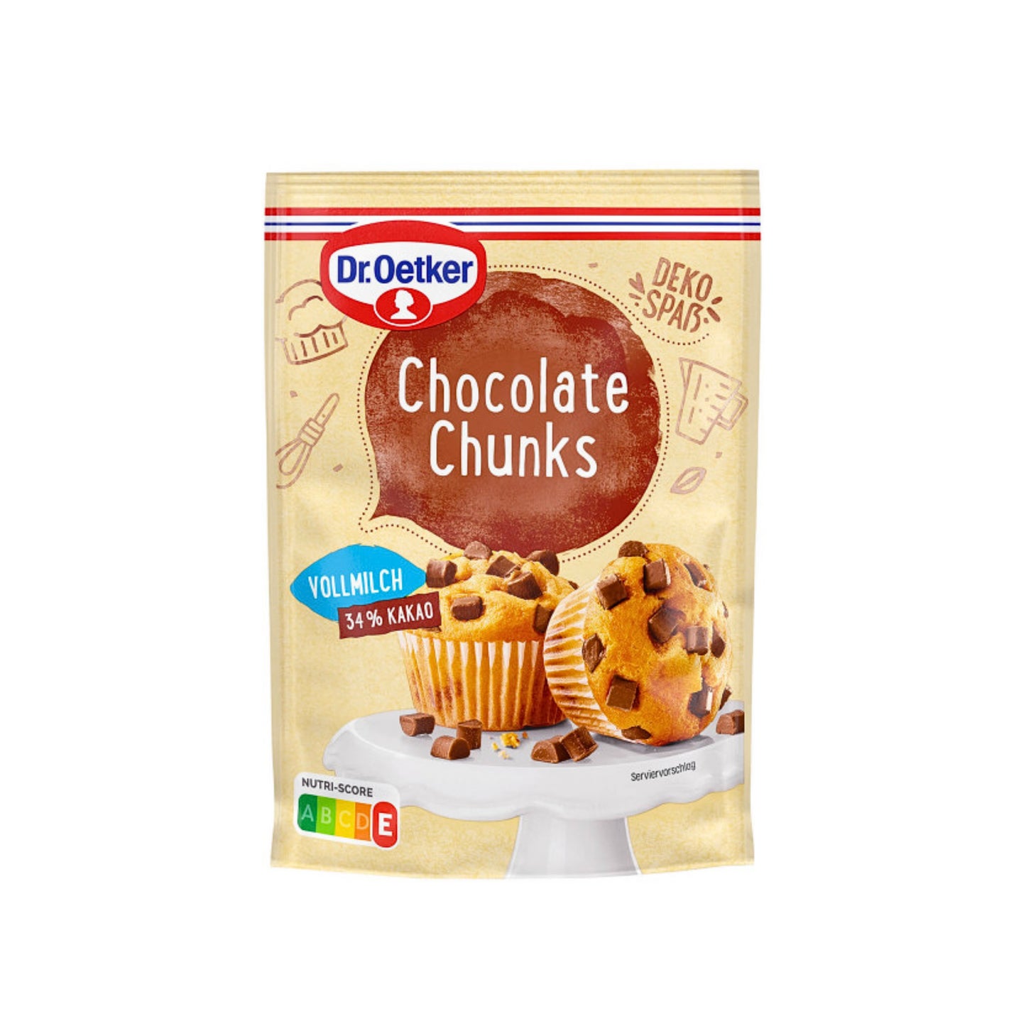 Dr.Oetker Chocolate Chunks Vollmilch 100g
