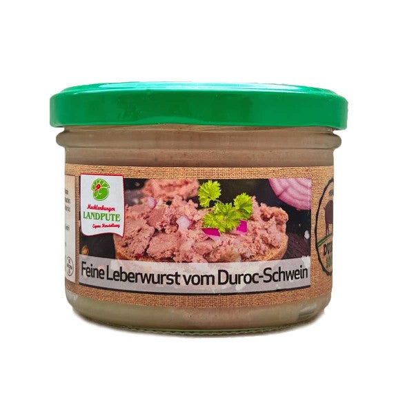 Mecklenburger Landpute Feine Leberwurst vom Duroc Schwein 200g