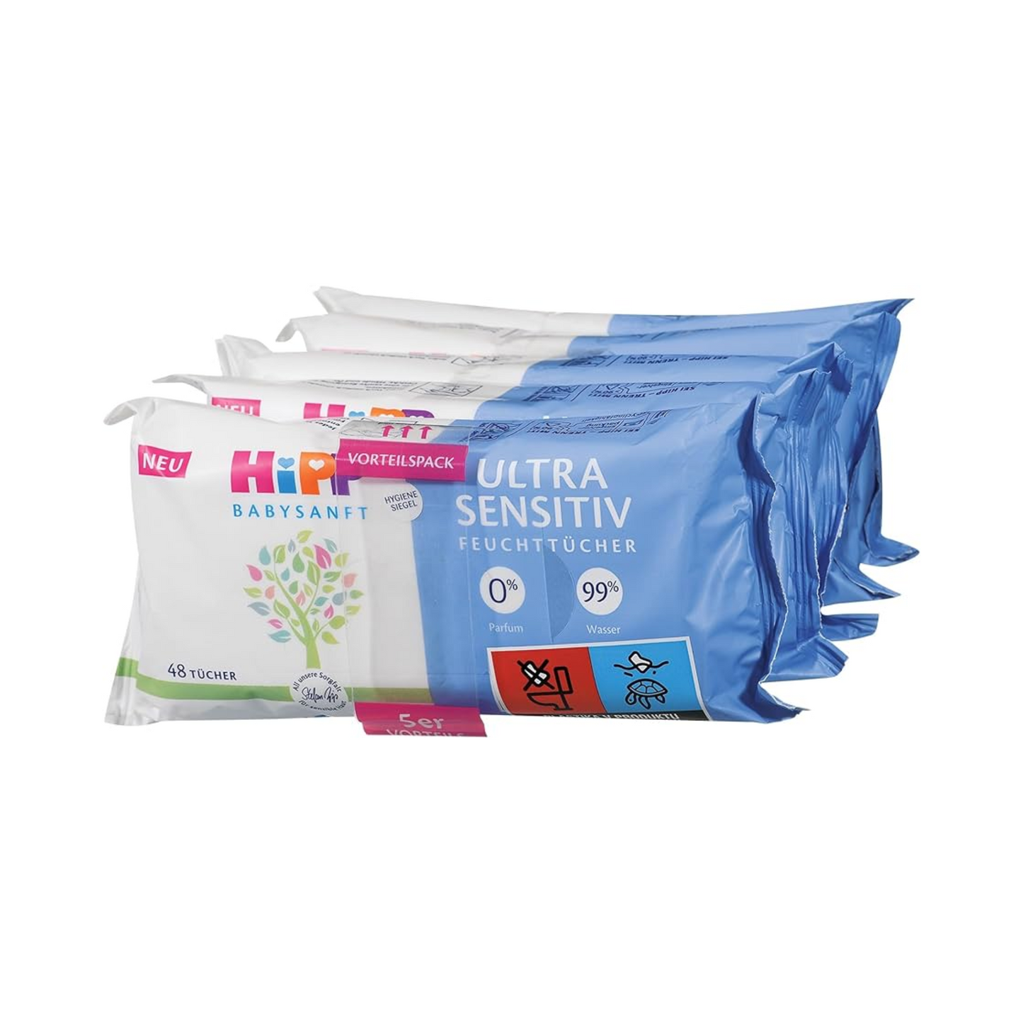 Hipp Babysanft Feuchttücher Ultra Sensitiv 5x48ST