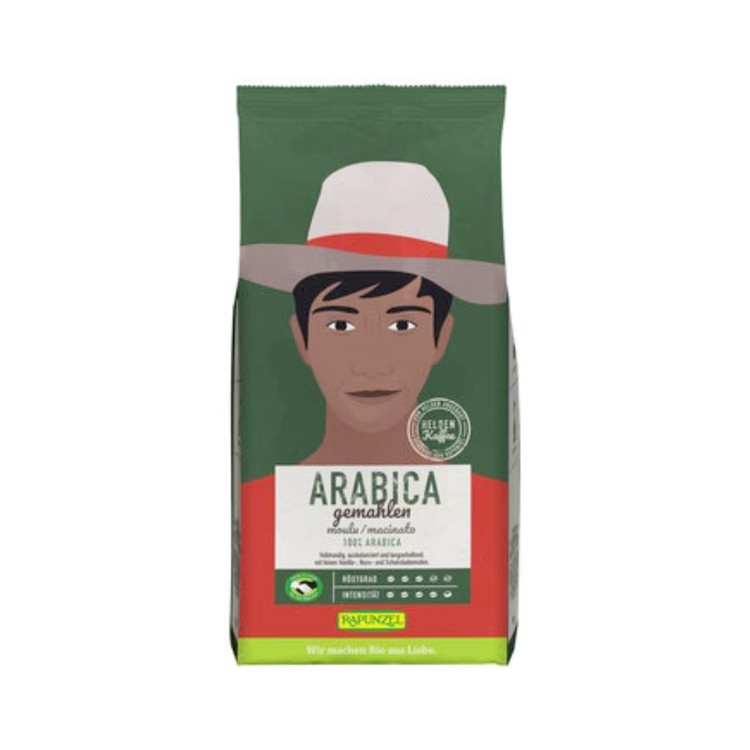 Bio Rapunzel Heldenkaffee Arabica gemahlen 500g