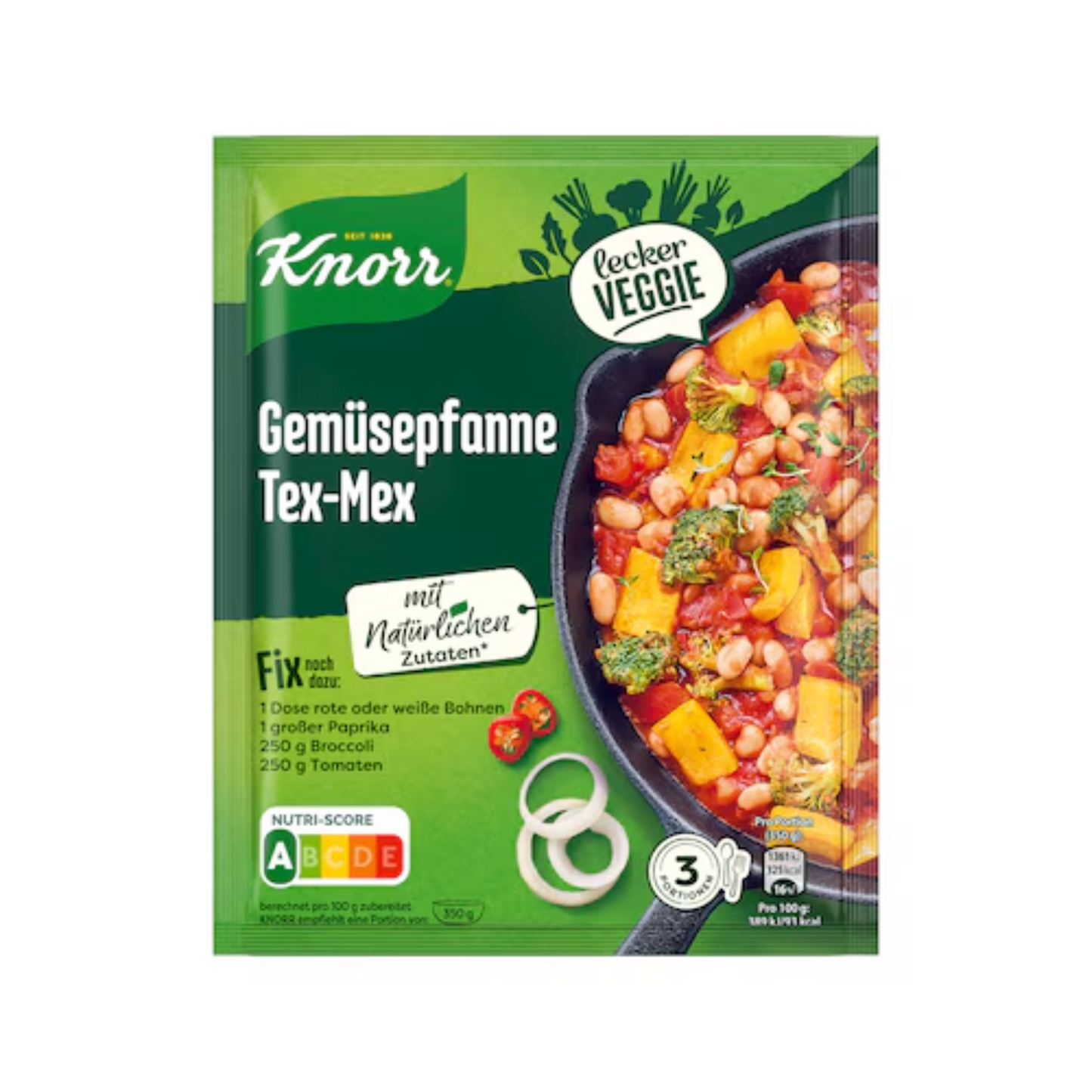 Knorr Fix Lecker Veggie Gemüsepfanne Tex-Mex 33g