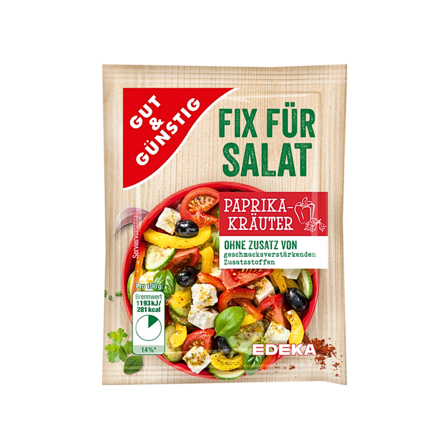 GUT&GÜNSTIG Salatfix Paprika-Kräuter für 450ml 50g