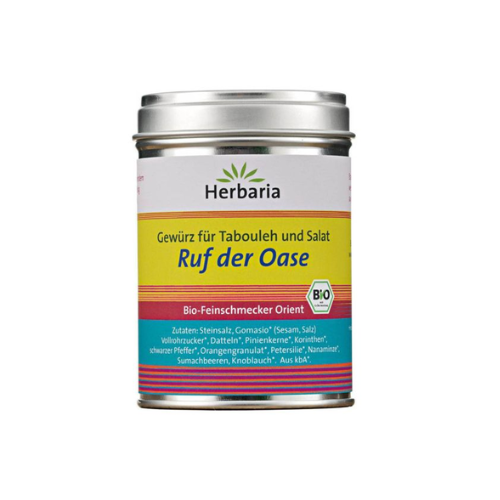 Bio Herbaria Feinschmecker Ruf der Oase Gewürz für Taboule und Salate 110g