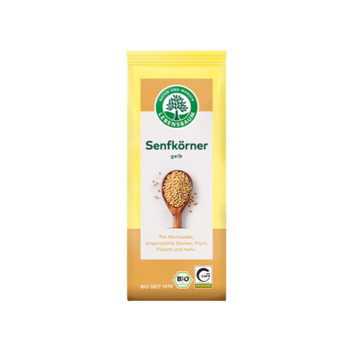 Bio Lebensbaum Senfkörner gelb 80g
