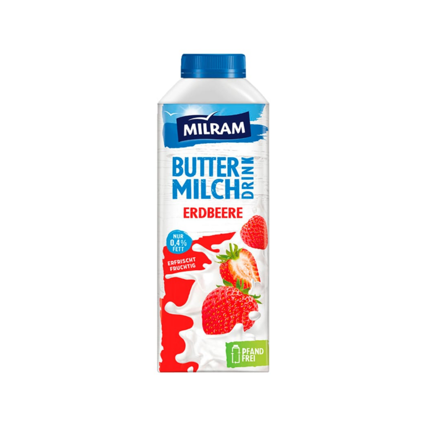 Milram Buttermilch Drink Erdbeer 750g