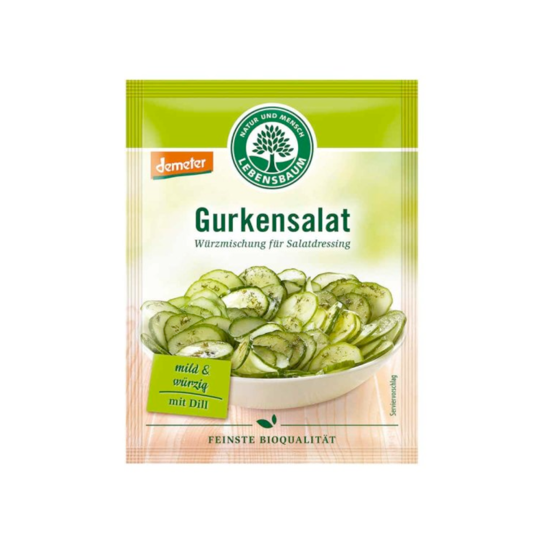 Demeter Lebensbaum Salatdressing Gurken-Salat 3x5g