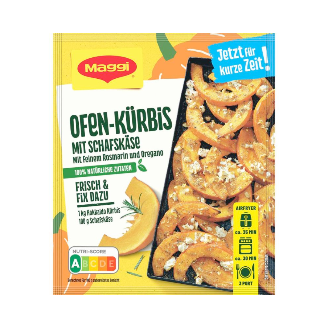 Maggi Fix Ofen Kürbis Schafskäse 31g
