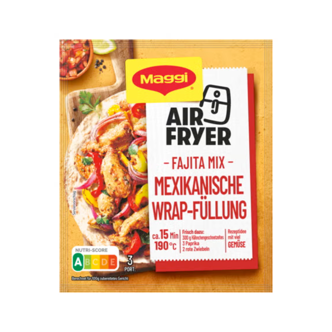 Maggi Fix Airfryer Mexikanischer Mix Wrapfüllung für Fajita 27g