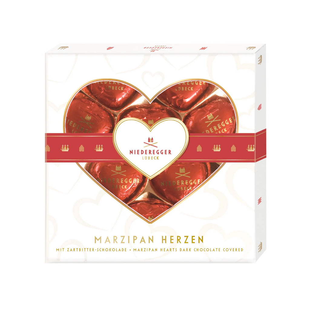 Niederegger Marzipan Herzen 10Stück 125g