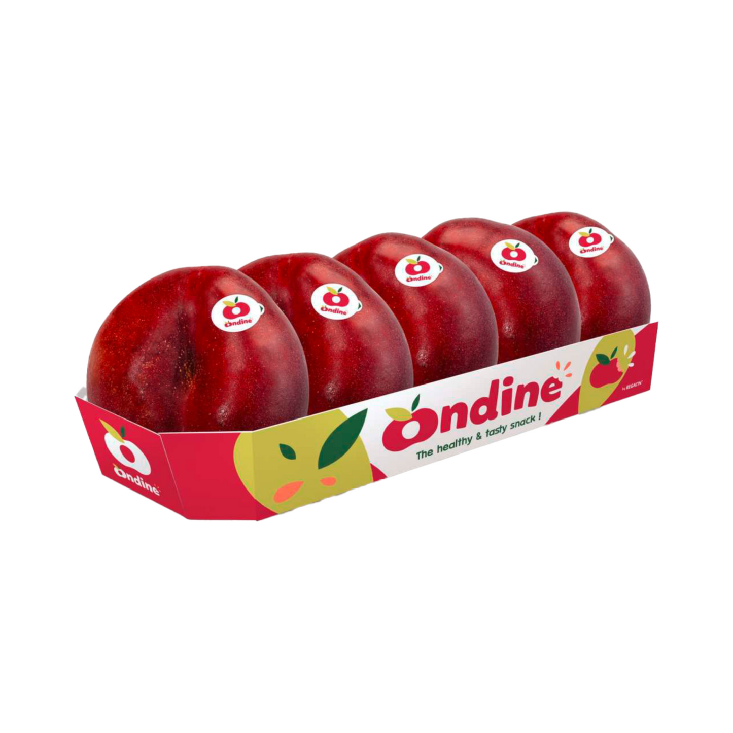 Ondine Plattnektarinen weiß Spanien Klasse I 450g Kartonschale im Flowpack