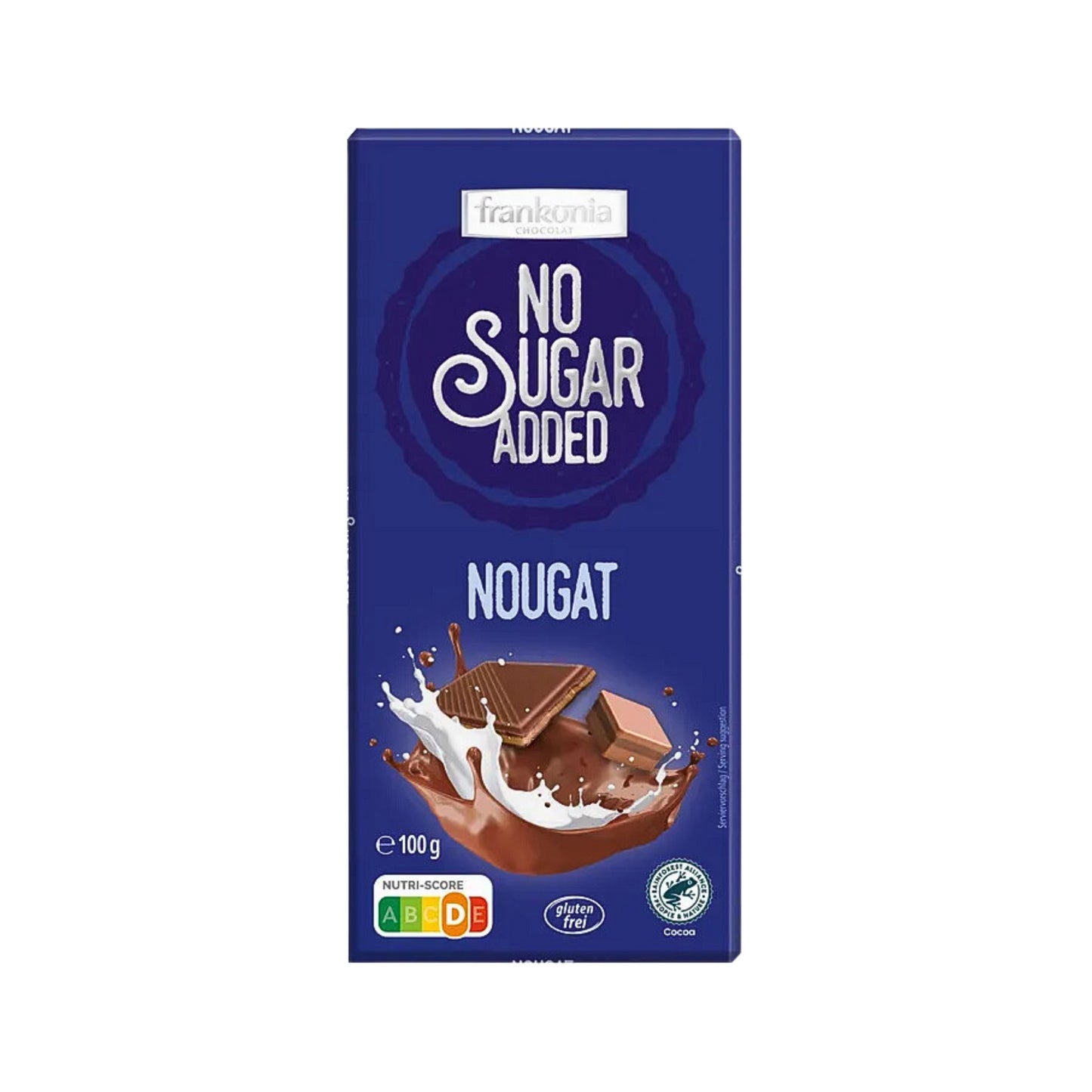 Frankonia No Sugar Added Nougat Schokolade 100g
