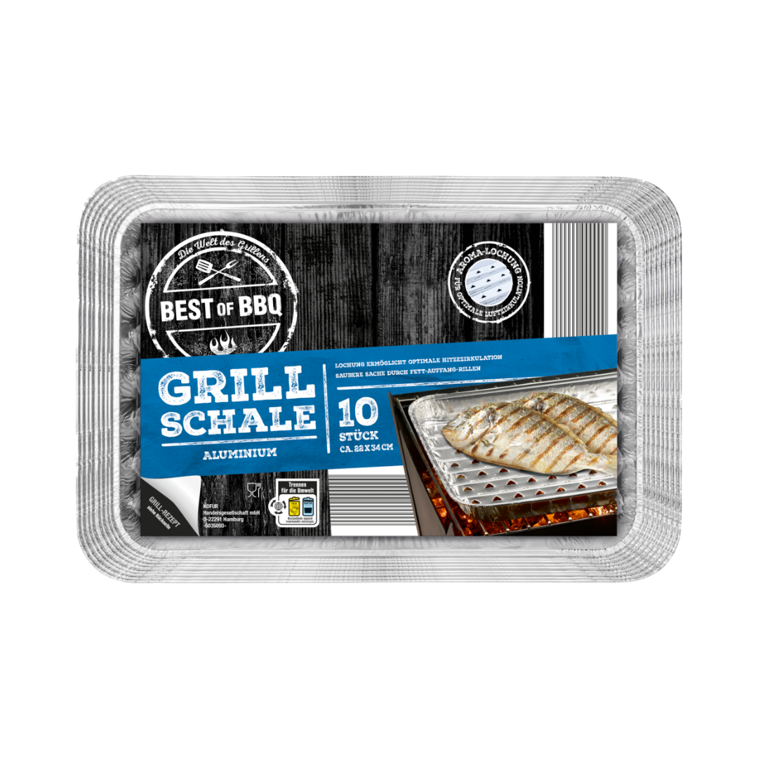 Best of BBQ Grillschalen Aluminium 10ST